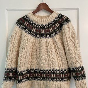ZARA Jacquard Knit Sweater